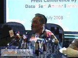 Anwar Ibrahim: Press Conference 01/07/2008 Part 3