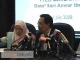 Anwar Ibrahim: Press Conference 01/07/2008 Part 2
