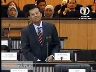 Dewan Rakyat 10/07/08 - Mr. Minister, True or Not