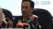 Anwar Ibrahim: Press Conference 01/07/2008 Part 1