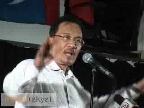 Anwar Ibrahim: Ceramah 01/07/2008 Shah Alam Part 4