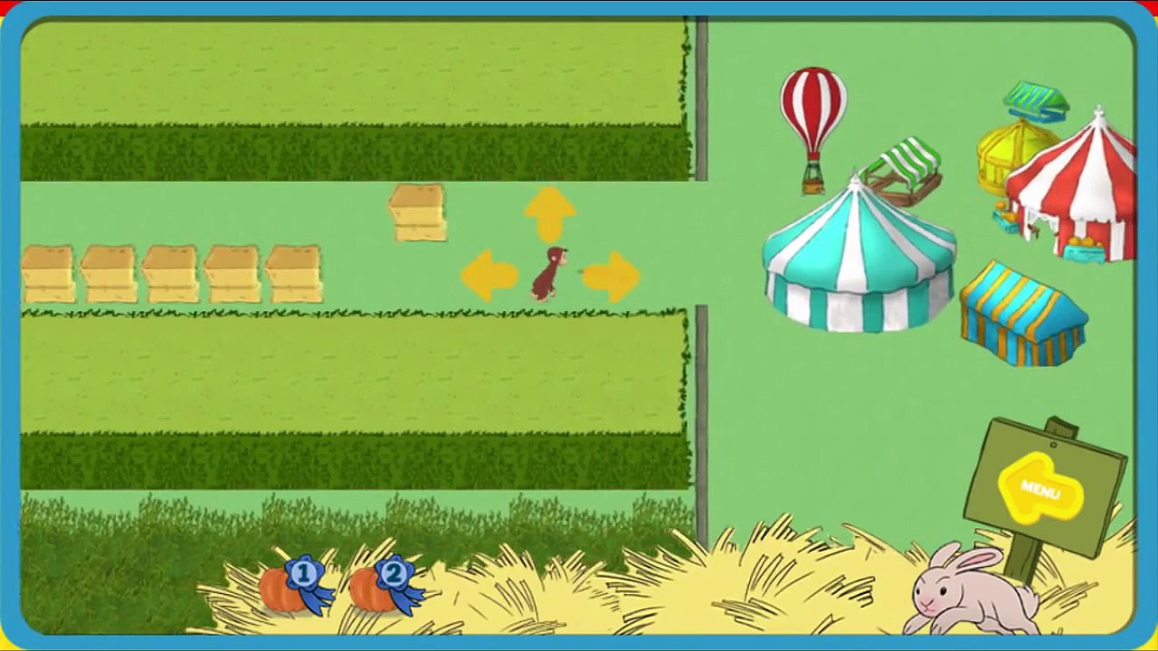 Curious George Animal Scrapbook Cartoon Animation PBS Kids Game Play Walkthrough