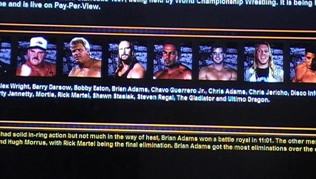 TEW 2013: Protecting the War (WCW 1998)