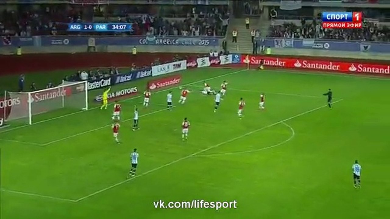 Argentina 2 - 2 Paraguay Extended Highlights 13/06/2015 - Copa America