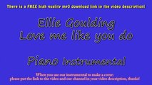 Ellie Goulding - Love me like you do (Piano Instrumental) Fifty Shades of Grey