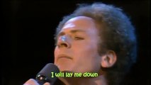 Art Garfunkel - Bridge Over Troubled Water (with lyrics)