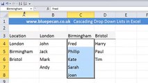 Cascading Drop Downs in Excel - Create Dependent, Multilevel Menus