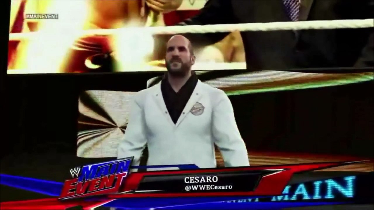 My Universe - Main Event - Dean Ambrose vs Cesaro / too crazy ... but kick out in 2