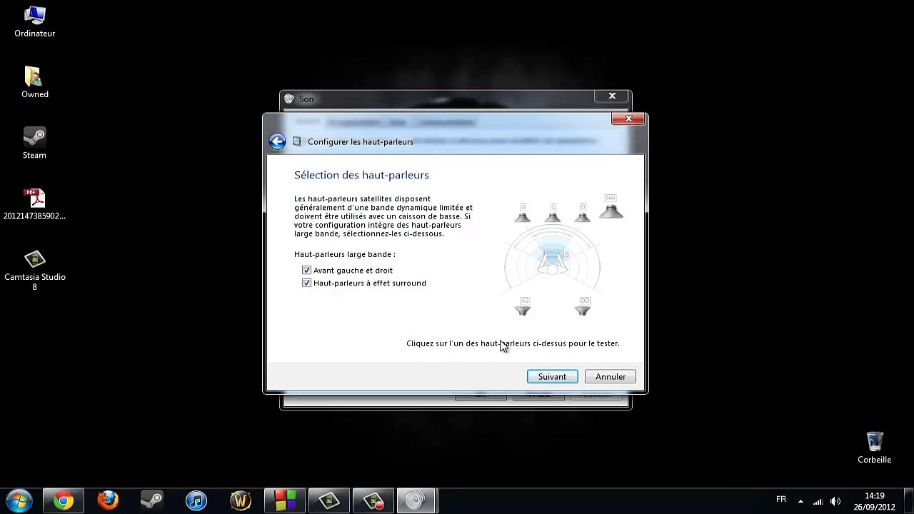 Activer le surround 5.1 / 7.1 sous windows
