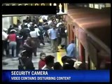 حرب العصابات في المترو المكسيك.مشهد حقيقي