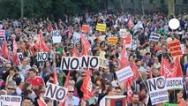 España: la huelga general acaba con manifestaciones multitudinarias