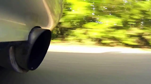 Honda Civic 1.6 Vtec exhaust system flame