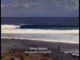 Kneeboard Surfing Steeno Maldives