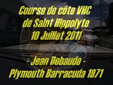 Course de côte VHC - St Hippolyte - Juillet 2011 - Plymouth Barracuda