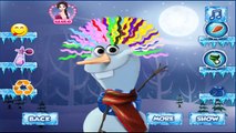 Frozen Olaf Hair Salon Full English Game for Kids Frozen Games