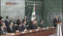 Peña Nieto Promulga Reforma Política que Permite Reelección