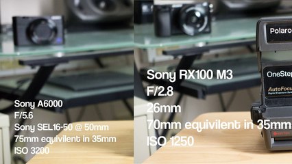 Sony RX100M3 VS Sony A6000
