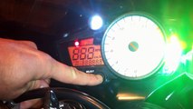 03-05 R6 & 06-09 R6S Changing display settings (shift light)