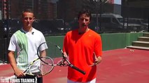 TENNIS TIPS BACKHAND  Tip On Handling Deep Tennis Backhand