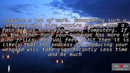 Designing A Personal Webpage