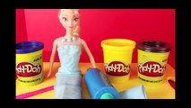 Frozen Elsa Play Doh Dress Batman Bat Girl with ToysReviewToys Super Olaf by DisneyCarToys