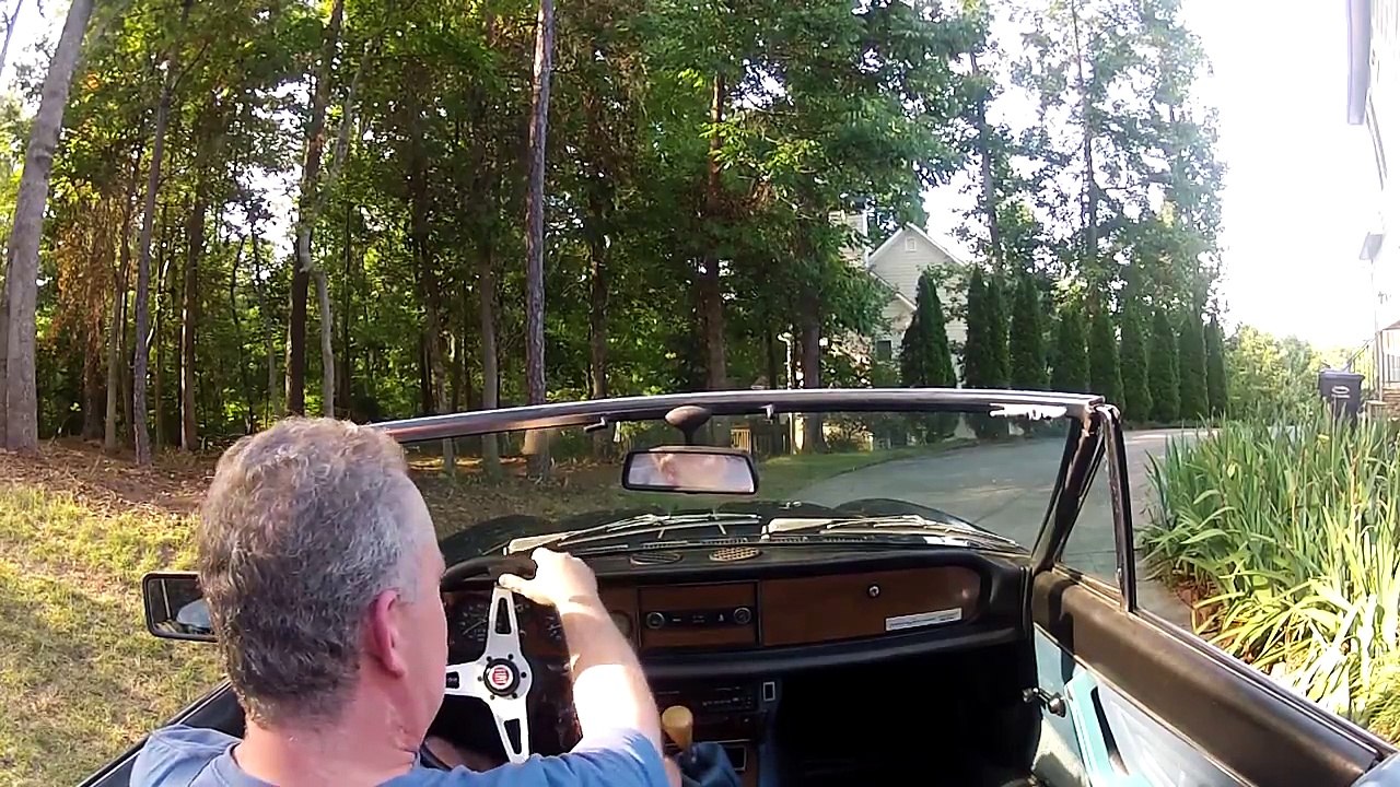 1981 Fiat Spider 2000 Afternoon Cruise