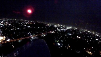 Summer Night Flight Over Japan