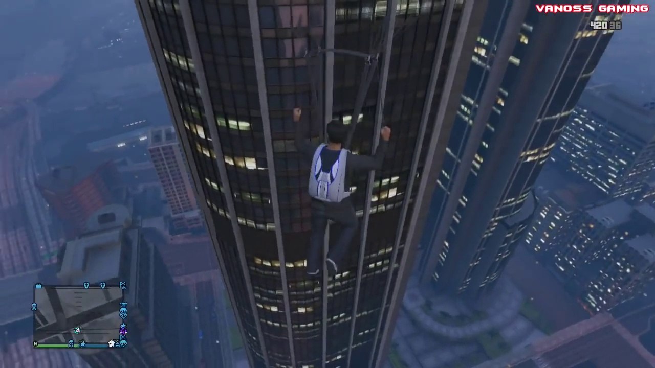 GTA 5 Online Funny Moments Gameplay - Secret IAA Building, Parachute Fails (Hidden Office Fun!)