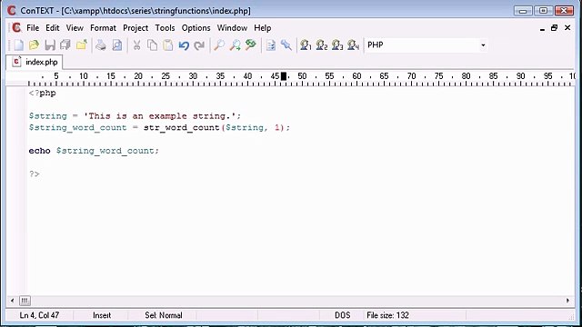 Beginner PHP Tutorial - 34 - String Functions Part 1_‏_1