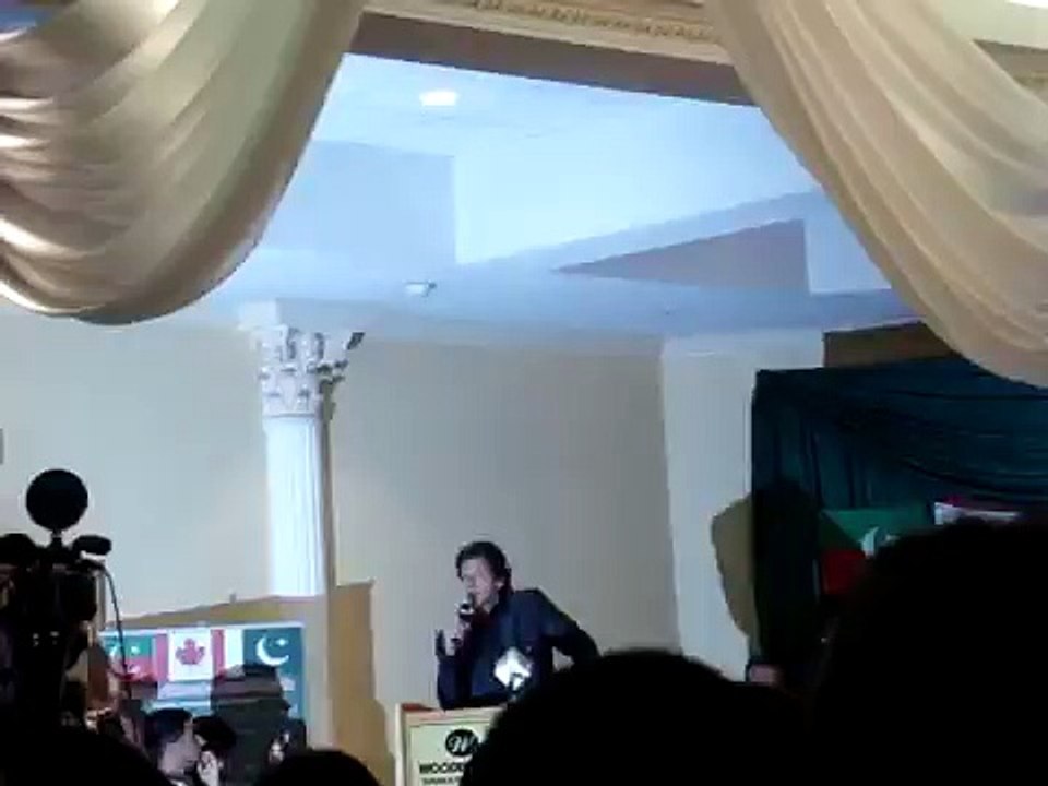 Imran Khan Toronto Speech 2010 pt.1