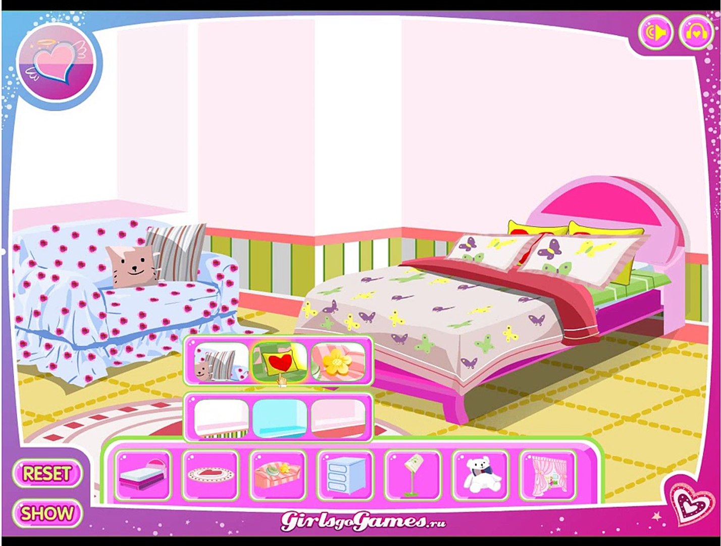 My favorite room! Create an interior! Cartoon girls! Cartoons for ...