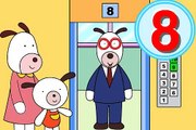 누야 게임  개념놀이  엘리베이터가 땡땡  교육 만화 Korean Cartoon