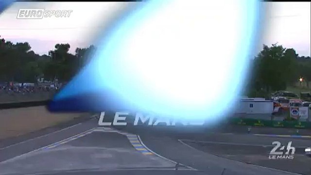 24 Heures du Mans : Porsche n°18 crash