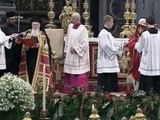 Патриарх и Папа читают символ веры вместе