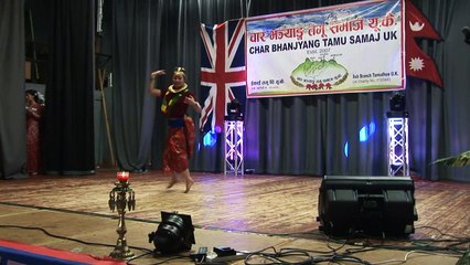 Nikita Gurung - Maiti Ghar Dance - Char Bhanjyang Tamu Samaj UK Charity Dinner Night 2013