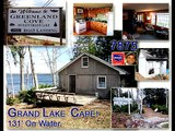 SOLD! Grand Lake Maine Real Estate, Cape, Extra Land Included, 2 Lots. #7938 - 7939