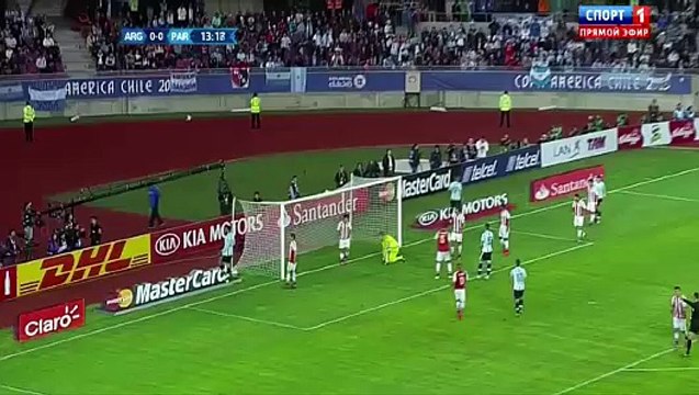 Argentina 2 - 2 Paraguay All Goals & Highlights Copa America 2015