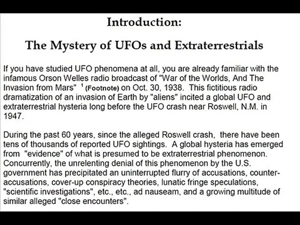 Roswell - Alien Interview - The Mystery of UFOs and Extraterrestrials