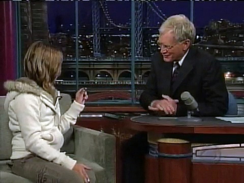 Lily Capehart on David Letterman