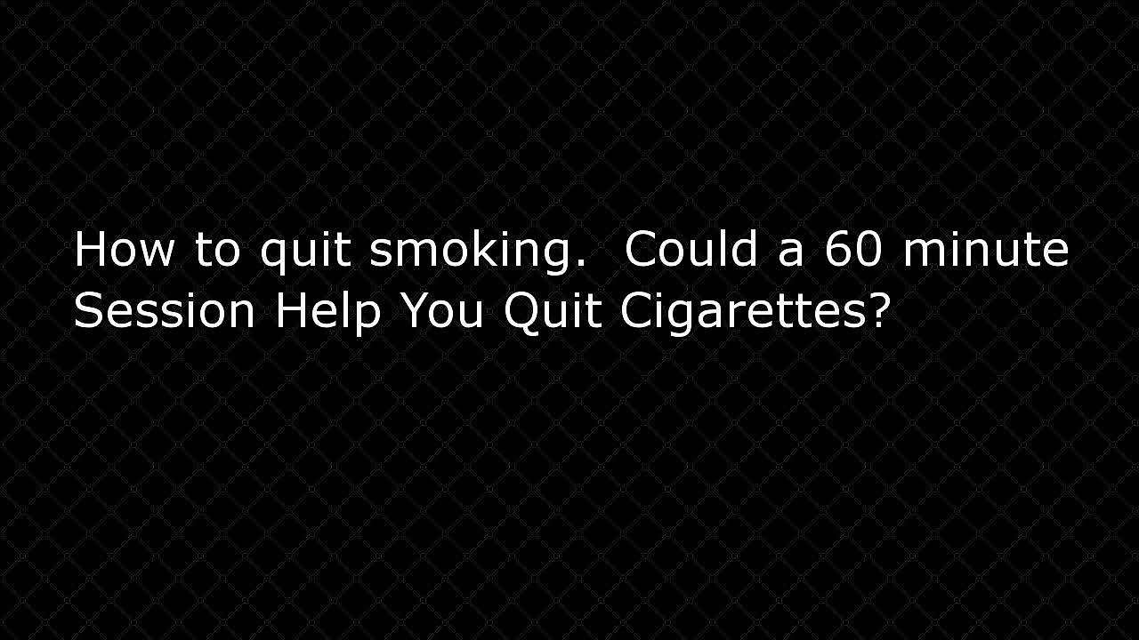 How To Quit Smoking