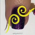 June 2015 Nail art Tutorial, polish art nails, diy nailart video, nail aqua design