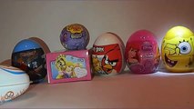 Surprise Eggs Kinder Joy Spongebob Squarepants Disney Princess Surprise Eggs Unboxing