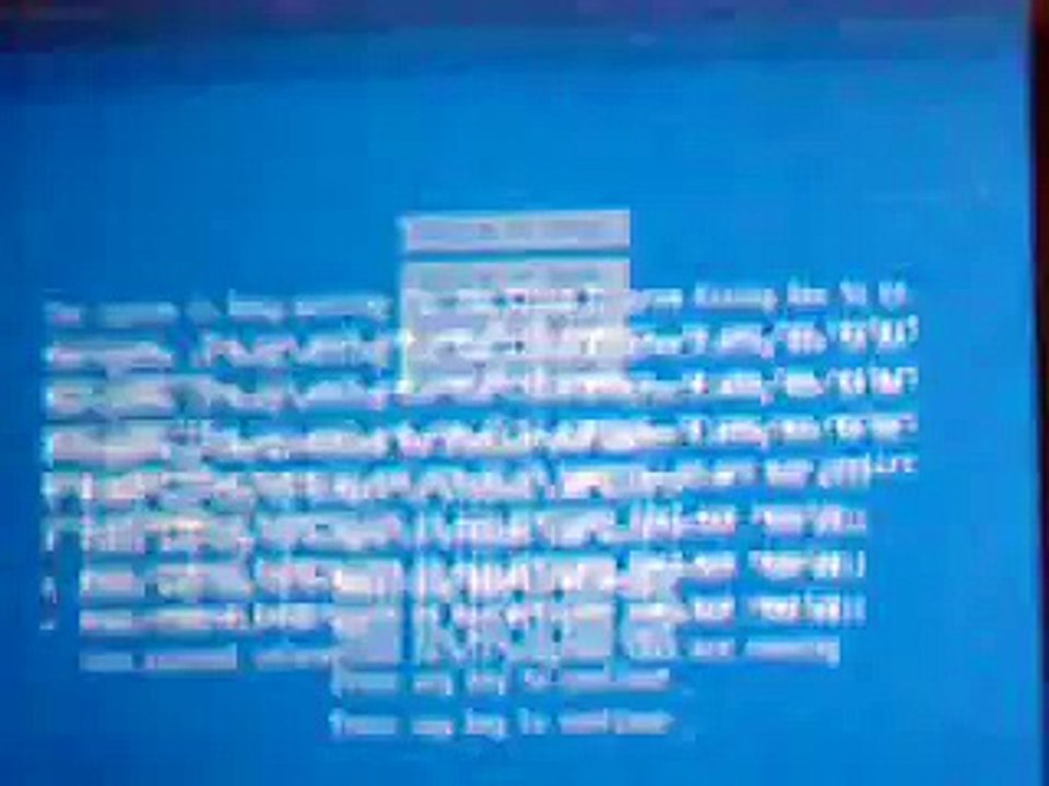 Windows 98 BSOD