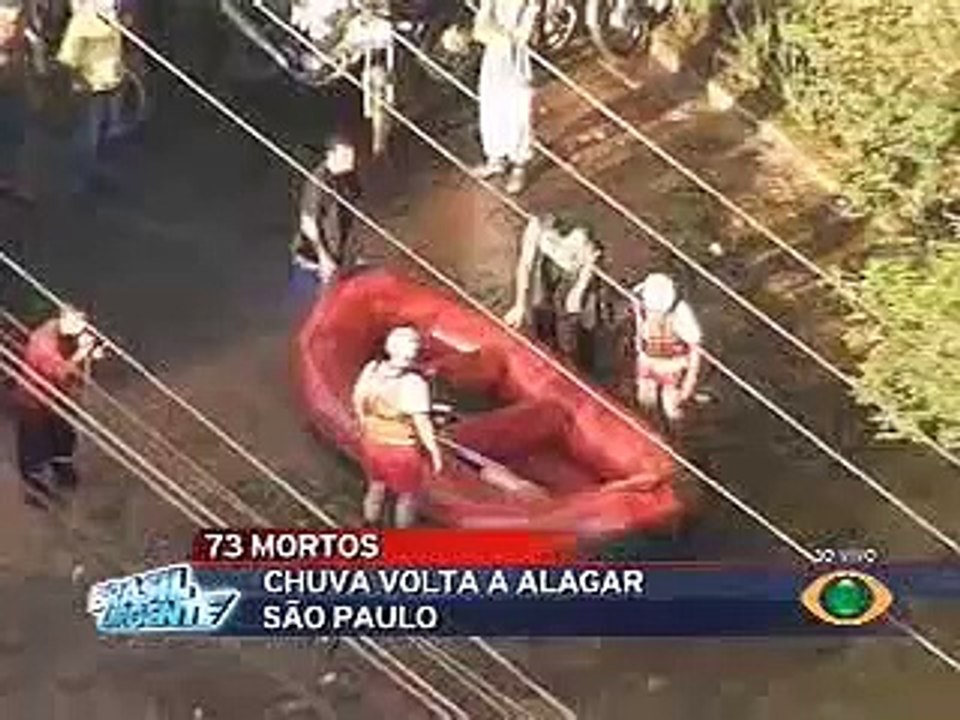 Outro Troller na Enchente em São Paulo - Programa Datena