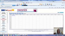 Pie Chart and Bar Chart Tutorial in Statcrunch