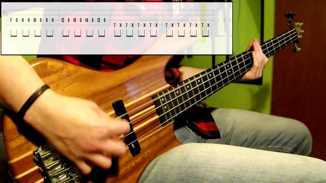 Queens Of The Stone Age - No One Knows (Bass Cover) (Play Along Tabs In Video)