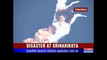 Epic Failure - indian Satellite Launch Vehicle Explodes [HQ]
