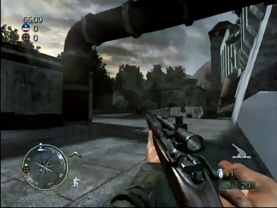 CALL OF DUTY 3 Glitches Eder dam easy glitch Tutorial