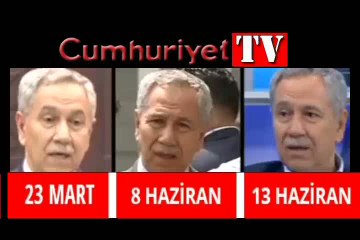 Bülent Arınç'ın 3 Gökçek konuşmasını bir de böyle dinleyin