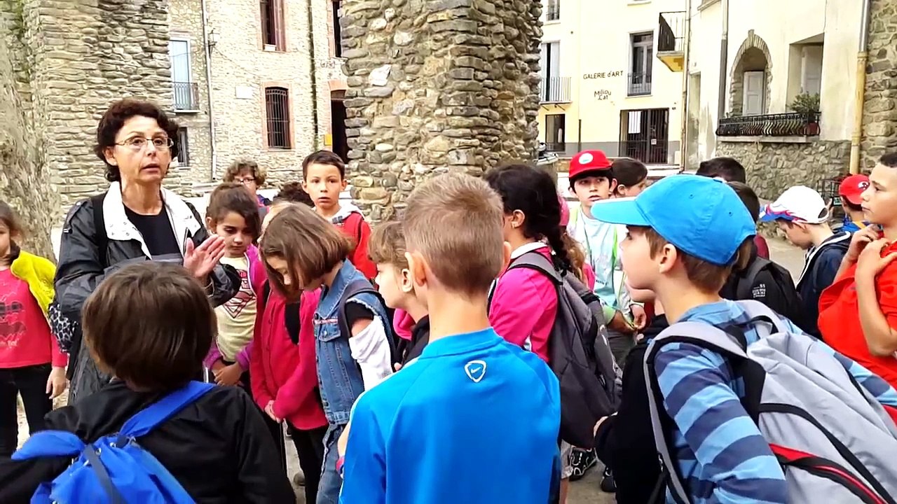 Céret : La classe CE2 de Pau Casals (Saint-Estève) en visite - Le Journal Catalan